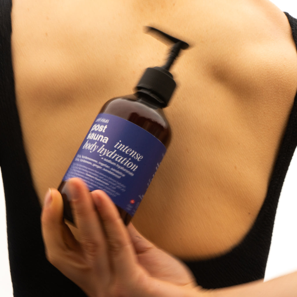 Post sauna body lotion