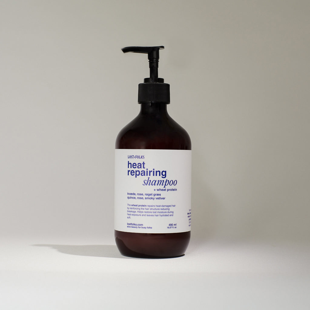 Heat repairing shampoo